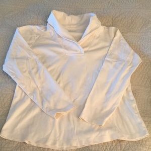 LL Bean cotton popover top